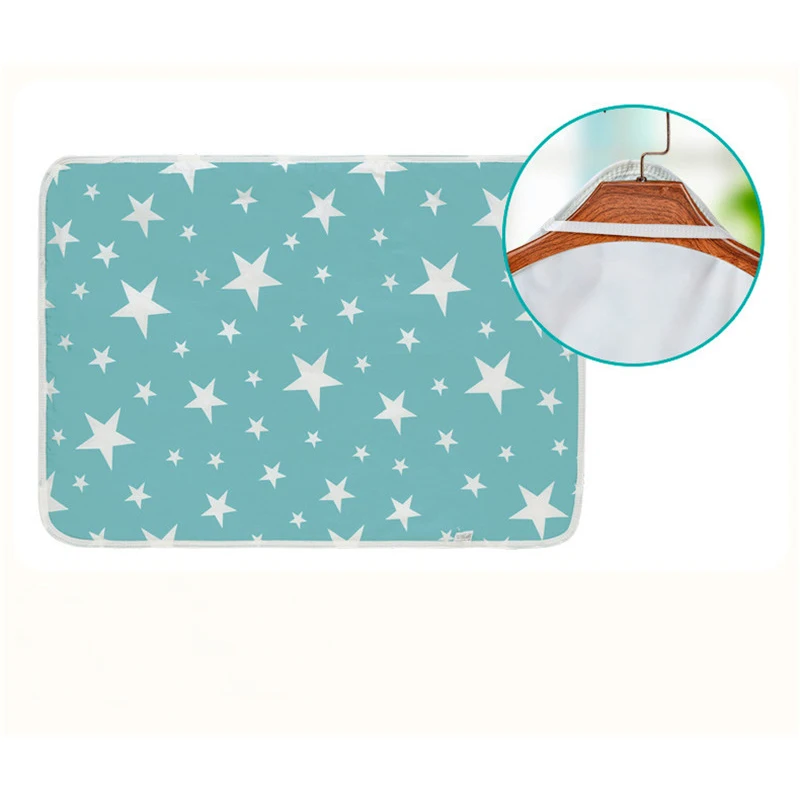 Baby Changing Mats Cover Reusable Baby Diaper Mattress Diaper for Newborn Cotten Waterproof Changing Pats Flool Play Mat 50x70cm