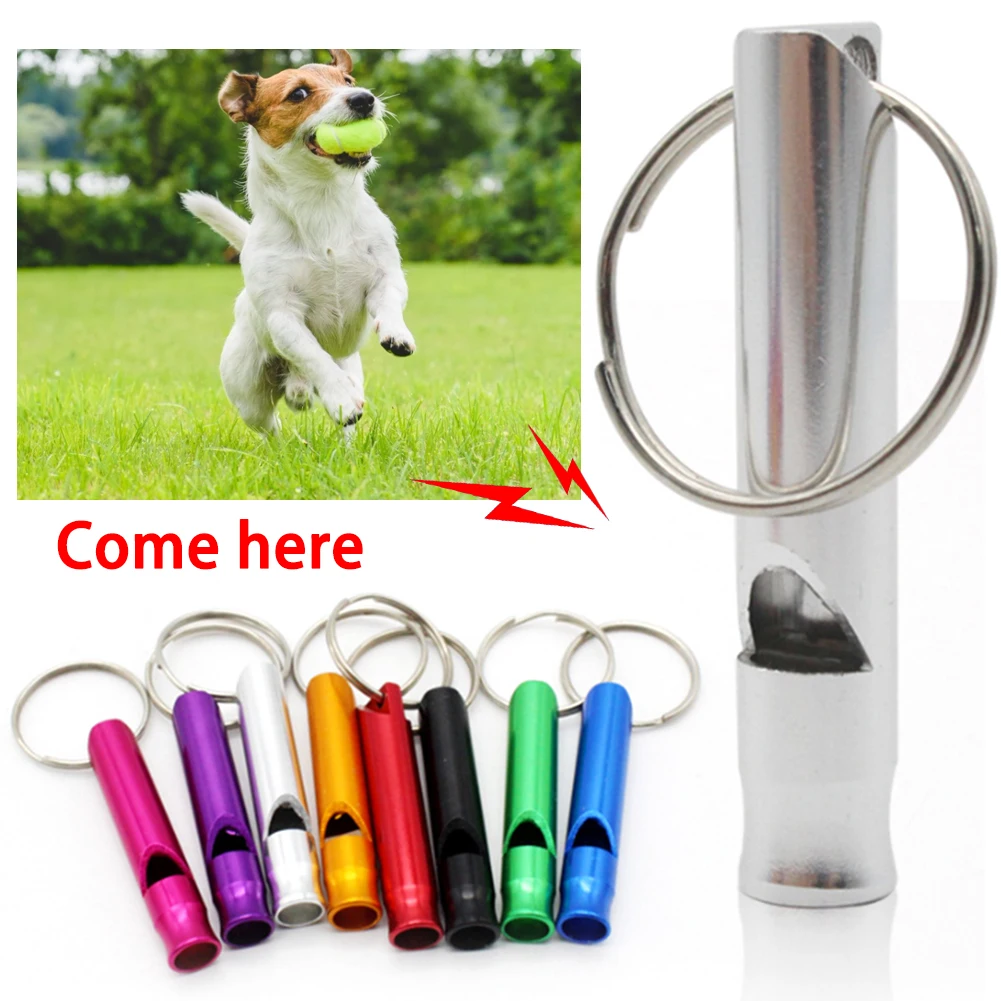 

Pet Dog Training Whistle Puppy Sound Portable Flute Aluminum Alloy Stop Barking Controler Ultrasonic Dog Stop Barking Whistle