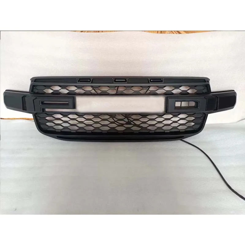 For Ford Ranger 2022 2023 Accessories T9 MK4 PX4 High Version XLT Wildtrak Sport Pickup Car Mask Mesh Front Grills Racing Grille