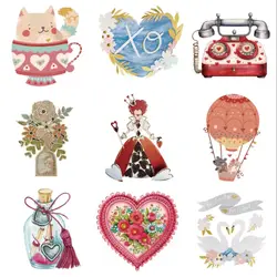 2024 New Metal Cutting Dies Valentine's Day Love Decoration Scrapbooking Emboss Clipbook Template Greeting Card handmad Dies