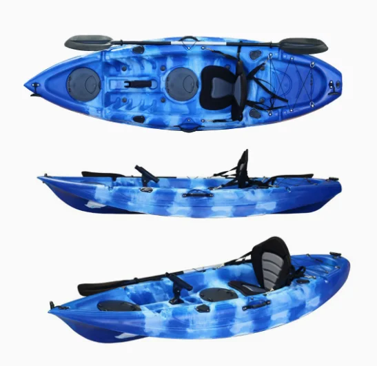 Kano-platformboot kano enkele platformboot plastic harde vissersboot