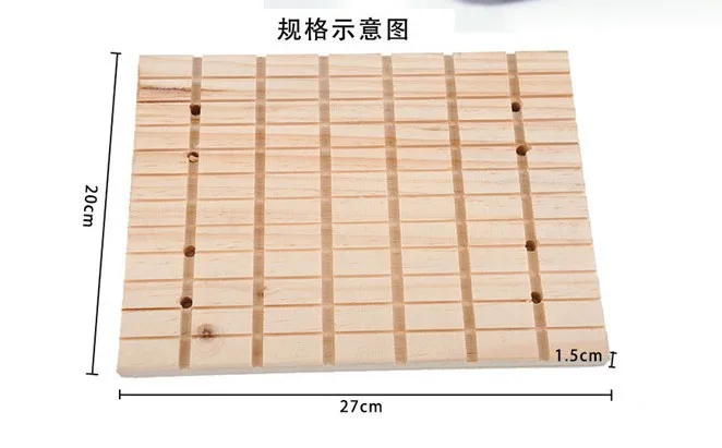 

Wooden Rabbit Grinding Deck Scratching Board Claw Sharpening Board Pet Supplies Toys