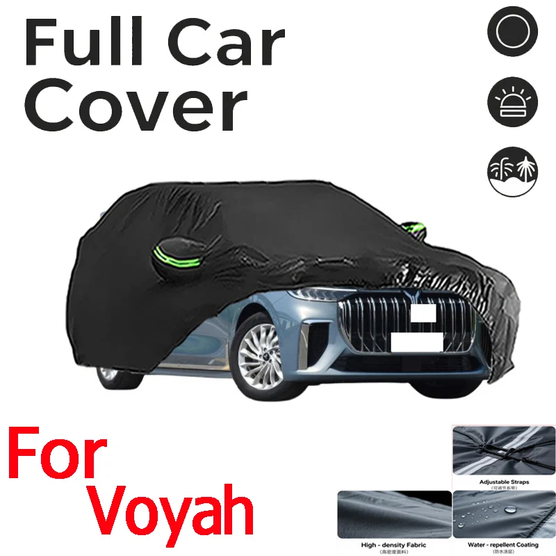 

For Voyah Cover Full black Covers Waterproof Dustproof UV Scratch-Resistant Sunscreen Protection