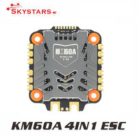 SKYSTARS KM60A 60A 3-6S 4in1 ESC BLHeli-32  ESC Speed Controller Board Dshot600 DShot1200 Lipo for FPV Racing Quadcopter
