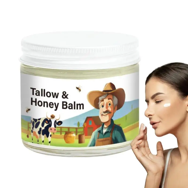

Whipped Beef Tallow And Honey Balm Fast Absorption Grass Fed Grass Finished Organic Face Cream Moisturizing Beef Tallow Serum