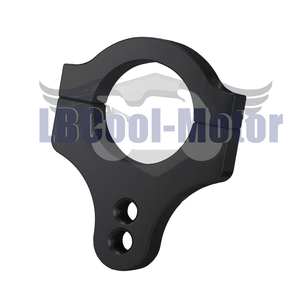 

Universal Motorcycle Aluminum Steering Damper Fork Frame Mounting Clamp Bracket For Honda Kawasaki Suzuki 32mm-60mm Black
