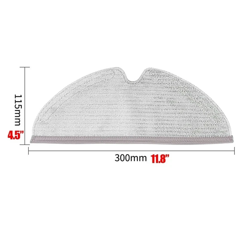 ABGP-18PCS For Midea VCR04W Robot Vacuum Cleaner Washable Side Brush Hepa Filter Mop Cloth Spare Parts Accessories