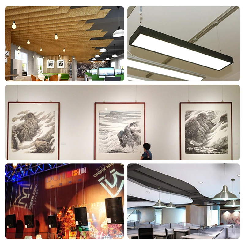 Picture 7: 2-10PCS Adjustable Ceiling Suspension Fixture, Steel Wire Cable Fixture Suitable for 1-4mm Steel Cable Ropes