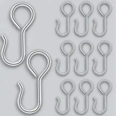 

50 Pcs Car Cushion Hook Seat Cover Attachment Hooks Tool Iron Back Travel Fixing