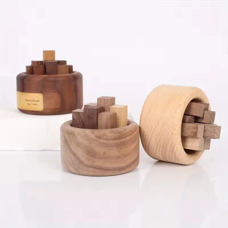 1pcs Difuser Wood Scent No Essential Oil Diffuser Home Decoration Fresh Air Present To Friend Dorm Room Essentials - view 2