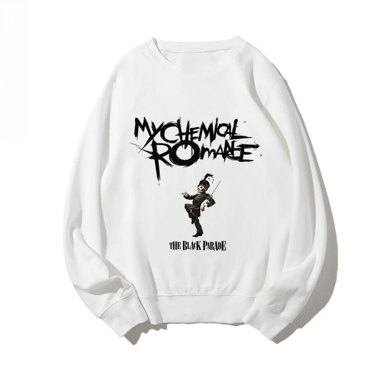 Nova Camiseta Moletom Gola Redonda da Banda Chemical Romance 2026 Estilo Rock Punk Europeu