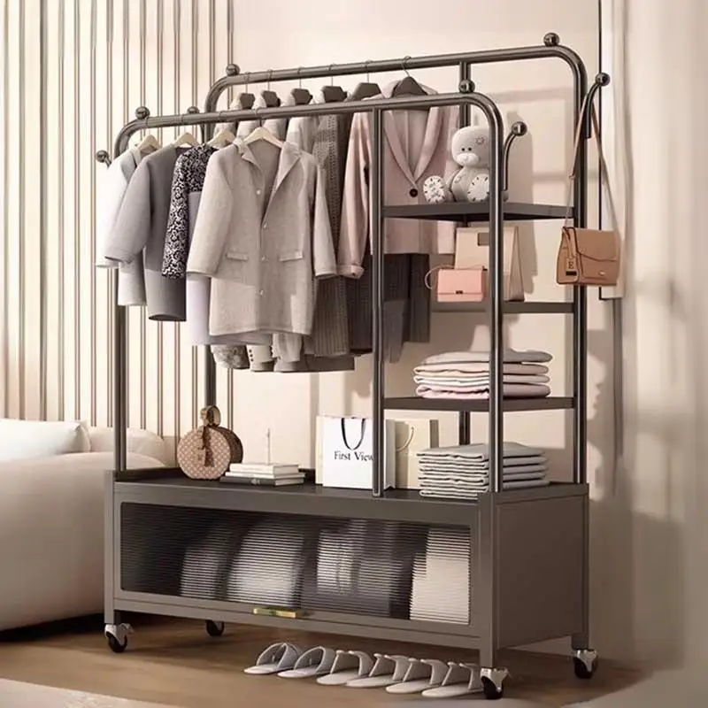 

*/*Mulifunction Modern Clothes Hanger Indoor Hooks Organizer Clothes Hanger Drying Racks Space Saving Racks De Casaco Furniture