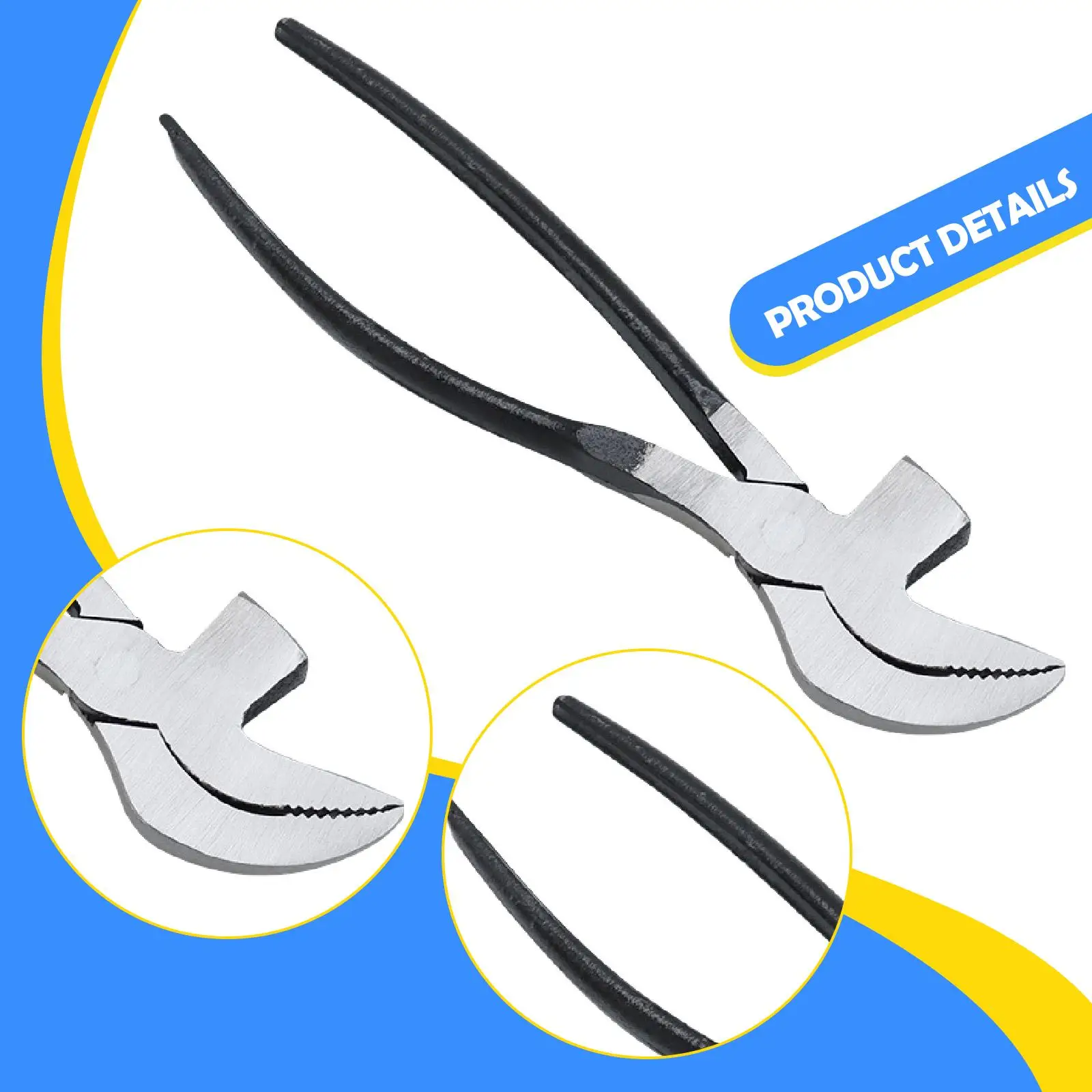 Alicate de sapateiro prático multifuncional fácil de usar para leathercraft com martelo diy ferramenta de trabalho alicate de sapata aço carbono