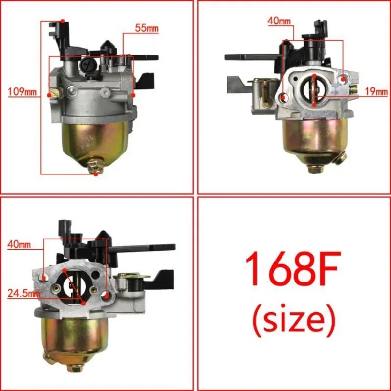 Vergaser Vergaser passend für HONDA 168F 170F P19 P18 GX110 GX120 GX160 6,5 PS 4-Takt-Motor Vergaser 2 kW – 3 kW Generator