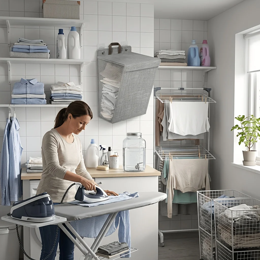 Wall Mount Mesh Laundry Hamper Collapsible Hanging Dirty Clothes Basket Space Saving Organizer Small Bathroom Dorm Home Storage - view 4