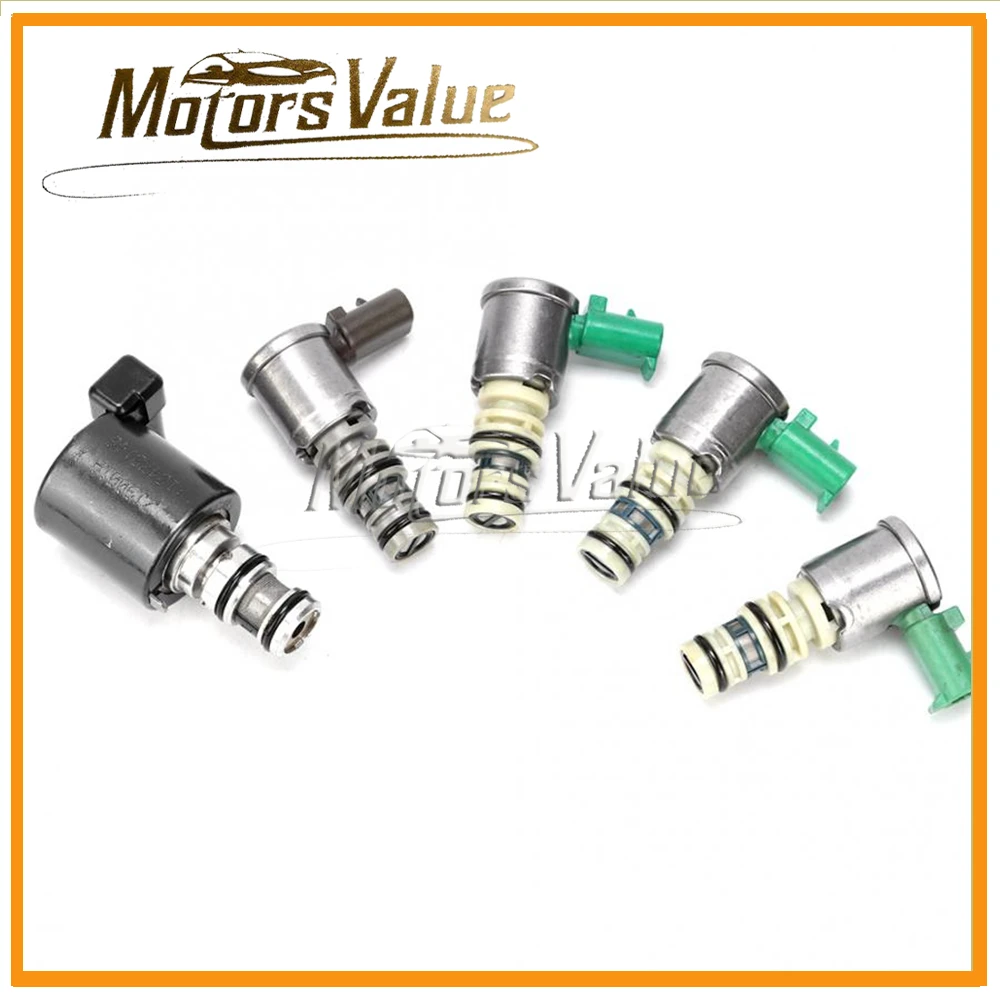 

Auto Parts 5 Piece Transmission Solenoid Kit 5L40E for Cadillac CTS 2001 2002 2003 2004 2005 2006 2007 Transmission Solenoid Shi
