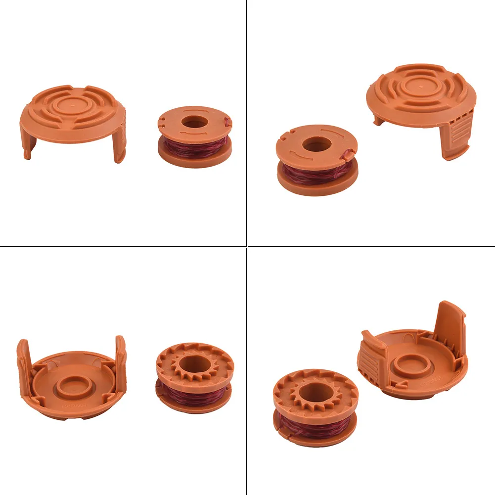 For MCGREGOR 18v Cordless MCT2X1825 Grass Trimmer QT486 Spool Cover & Line Automatically Readjusted Replacement Set