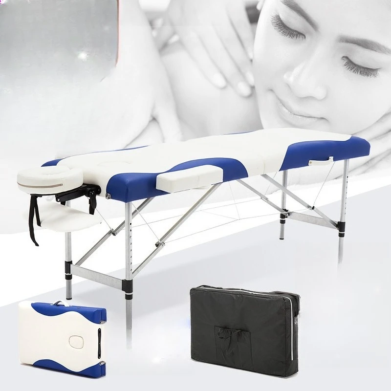 Point massage therapy bed Portable portable folding massage bed Household beauty tattoo bed