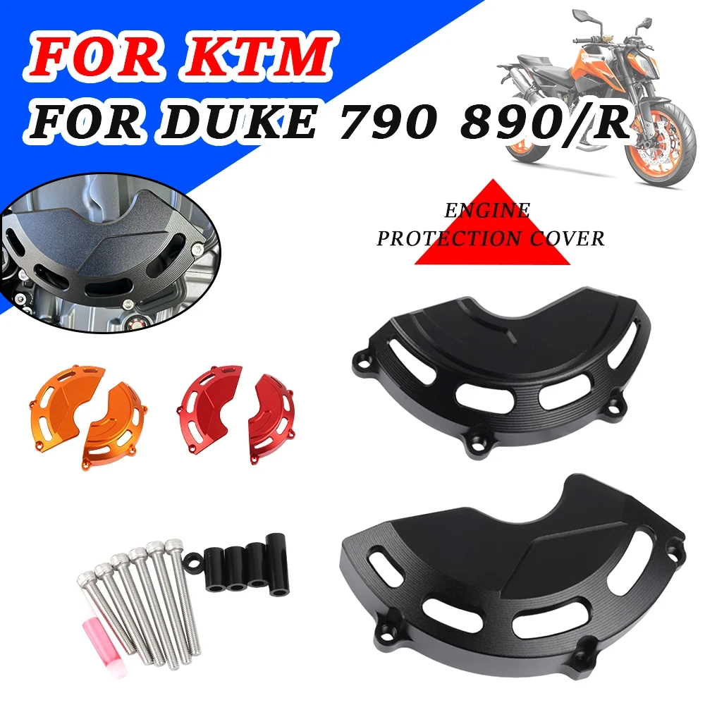 For 790Duke Engine Stator Cover For KTM Duke 890 R 890R Duke 790 Duke890 Motorcycle CNC Engine Protective Cover Protector Guard