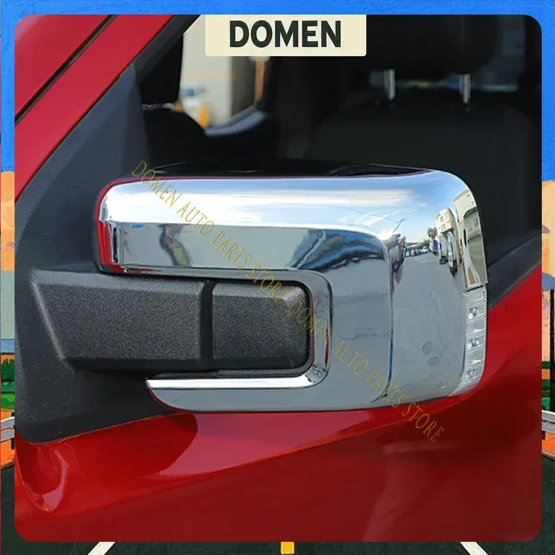 DOMEN Para Ford F-150 P702 14ª Generación 2021-2026 Lobo Cubierta de Espejo Retrovisor Lateral para Puerta de Coche