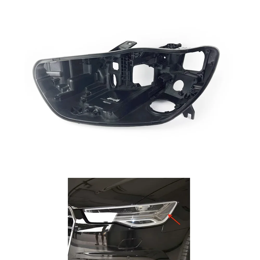 

For Audi A6L C7 PA 2016-2018 Matrix Car Headlight Housing A6 S7 Light Box Lamp House Plastic Shell Base