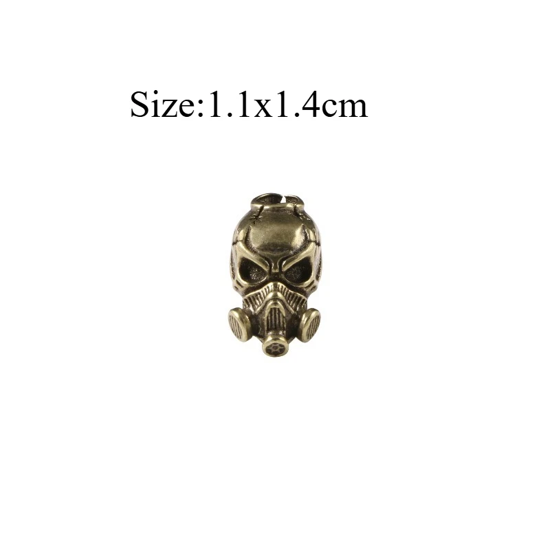 1 PC Brass Skull Ornament Creative Tea Pet Animal Decor Craft Office Unique Gift Art Craft Collectible Home Decoration Accessory