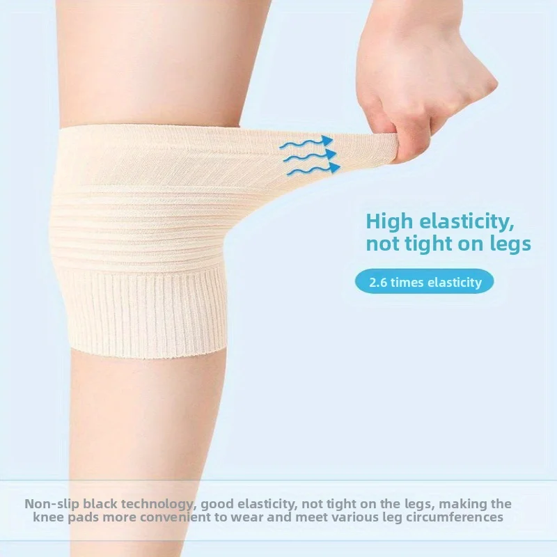 유니섹스 무릎 보호대 - 관절 안정성 및 이동성을 위한 가볍고 따뜻한 지지대. 손세탁 가능합니다. 일상 사용 및 사무직 근로자에게 이상적입니다.