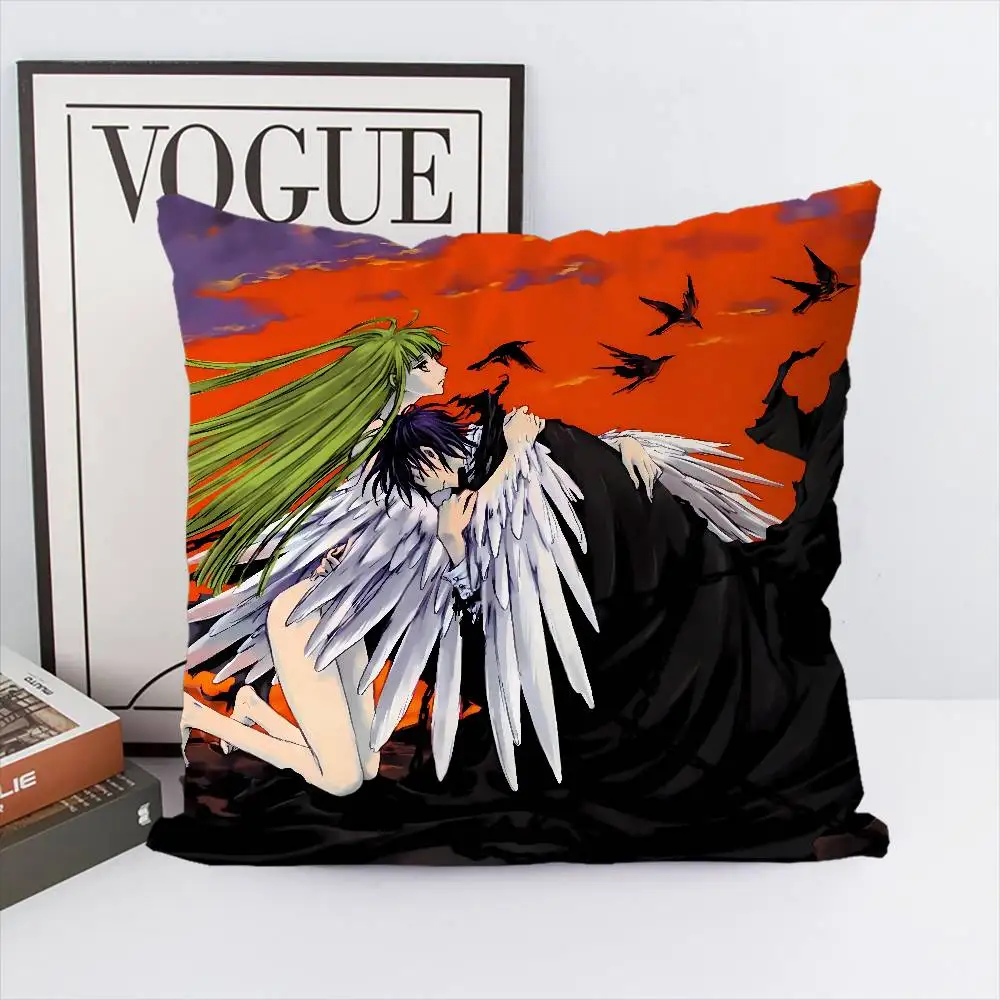 

Code Geass Pillow Case Luxury Double-sided For Car Pillows 45x45 Cushions Cover Home And Decoration Sofa Pillowcase 50x50