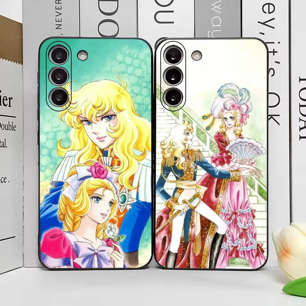 

Rose of Versailles Manga lady Oscar Phone Case Silicone Soft For Samsung Galaxy A73,A72,A71,A70,A53,A52,A51