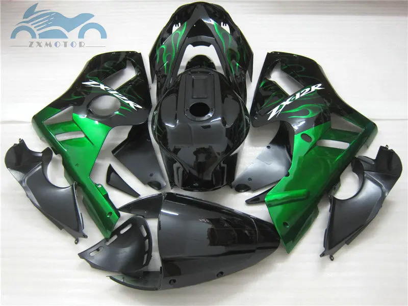 Fairing kits for Kawasaki 2000 2001 ZX 12R zx12r 00 01 02 03 04 05 ABS plastic fairings kit motorcycle parts with tank cover