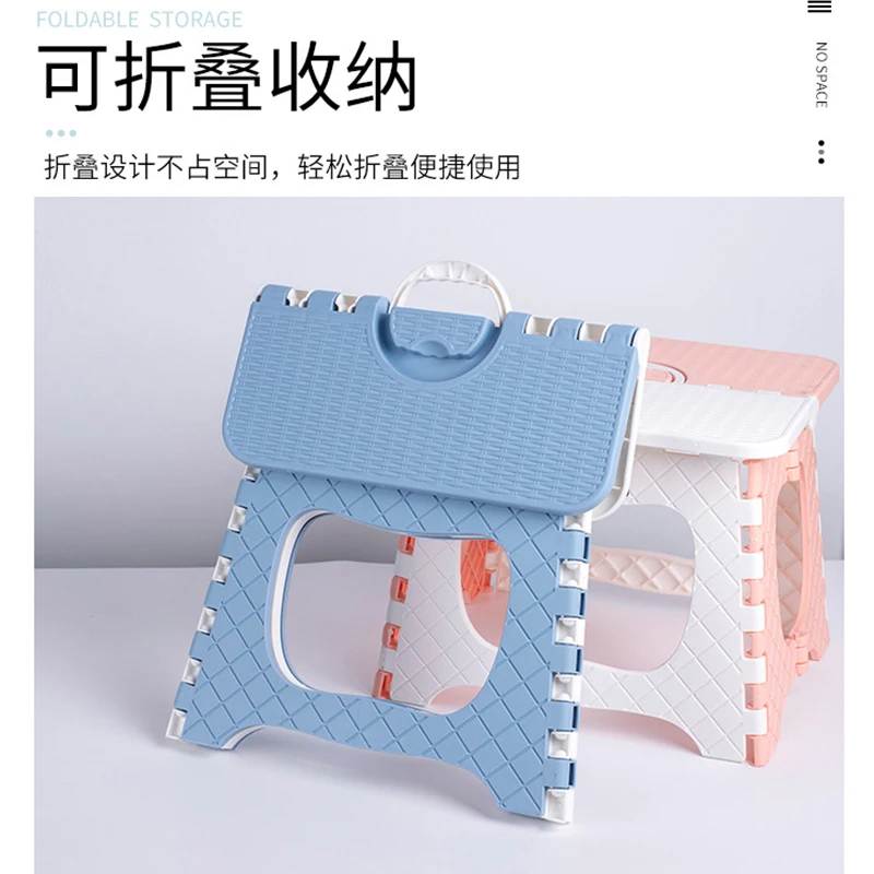 The home low stool, daily shoe-changing stool, outdoor small stool, fishing folding table, and convenient storage image 5