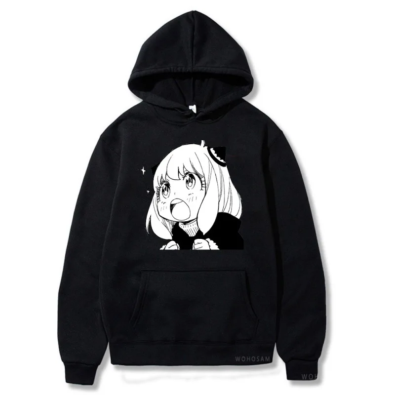 Spy X Family Anime Printed Hoodie Fashionable Urban Street Women's Clothing Simple Creative Loose Youth Popular Leisure Sports