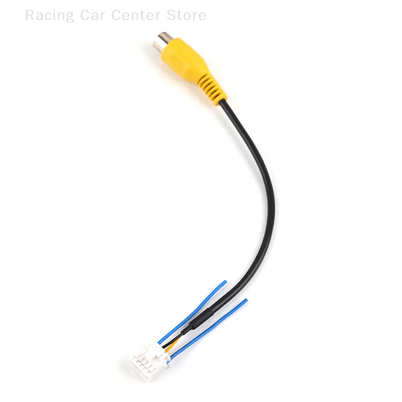 10 Pin Car Rear View 360° Backup Camera Video Input Output Cable Adapter Wiring Connector Radio Accessories