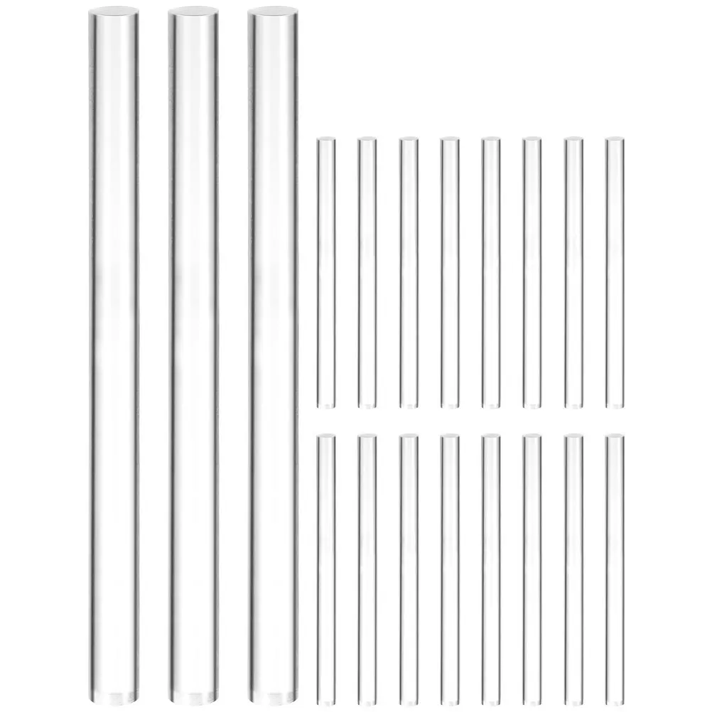 Bâtons de colle thermofusible transparente, 150 pièces, Mini taille pour l'artisanat, projets de bricolage, adhérence fiable, matériau en résine thermoplastique, utilisation en vrac