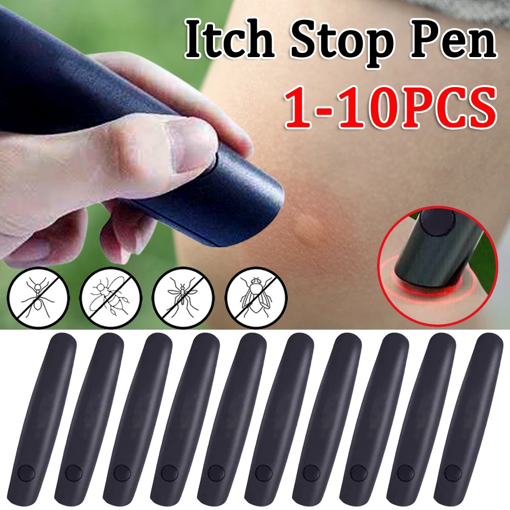 

10-1pcs Itch Stop Pen Insect Bite Pen Relief Burning Pain & Swelling Anti-itch Physical Itch Stick Mosquito Against for Summer