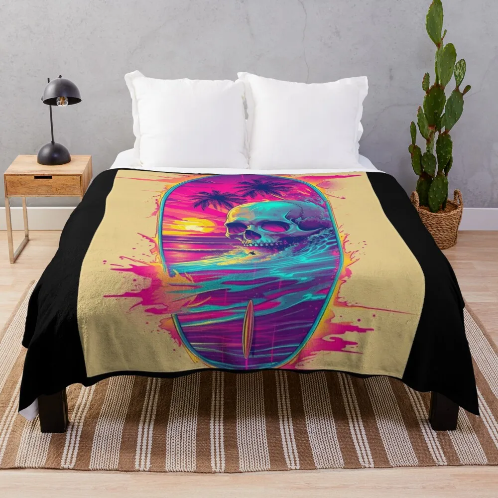 

Ride the Waves Surf-Inspired Print-on-Demand Collection Throw Blanket Blankets For Sofas valentine gift ideas Cute Blankets