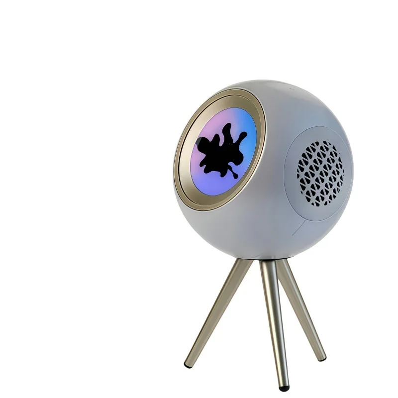 

2025 New Trendy Portable For Bluetooth Speaker Stress-Relief Fingertip Venom Magnetic Fluid Colorful Light Effect Battery Gift