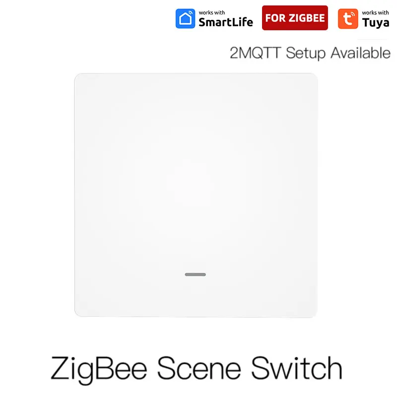 Automation,Tuya Smart Life APP 1-3Gang Smart Scene Switch Push Button,Battery Powered,Wireless Home Alexa Control