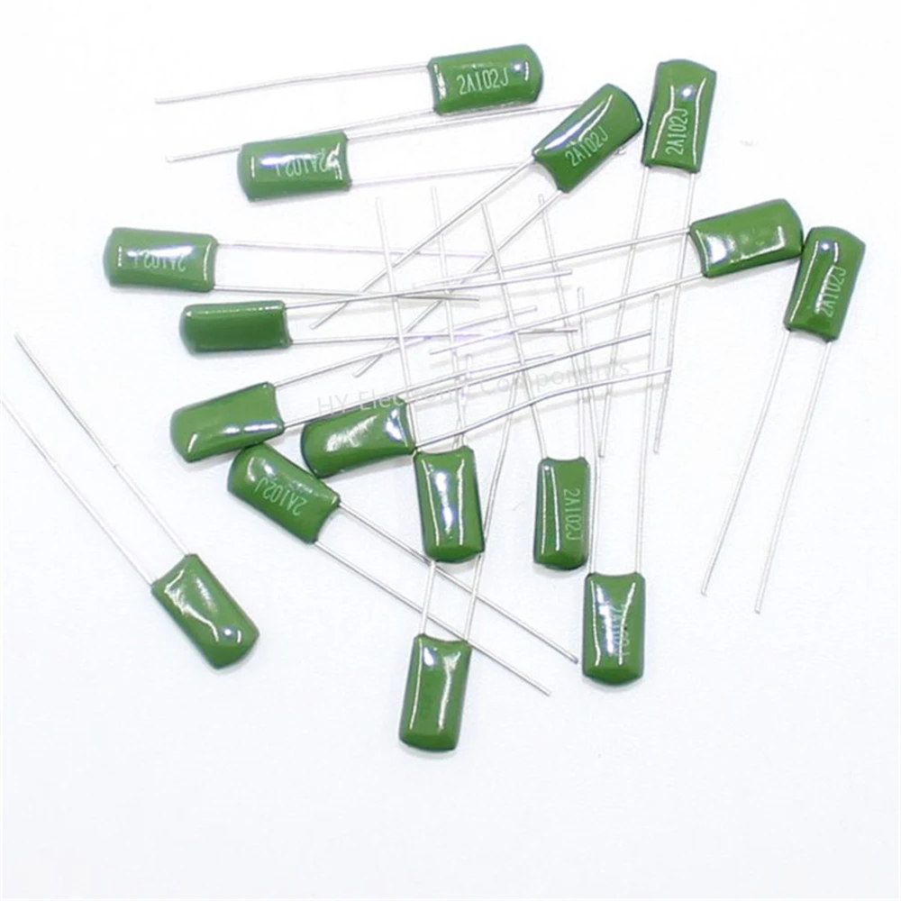 50pcs 100V 630v 1000v 2A471J 2A102J 153J 2A 222J 332J 2A472J 103J 473J 104J Polyester Film capacitor 0.47 1nF 1.5 2.2 220 100nF