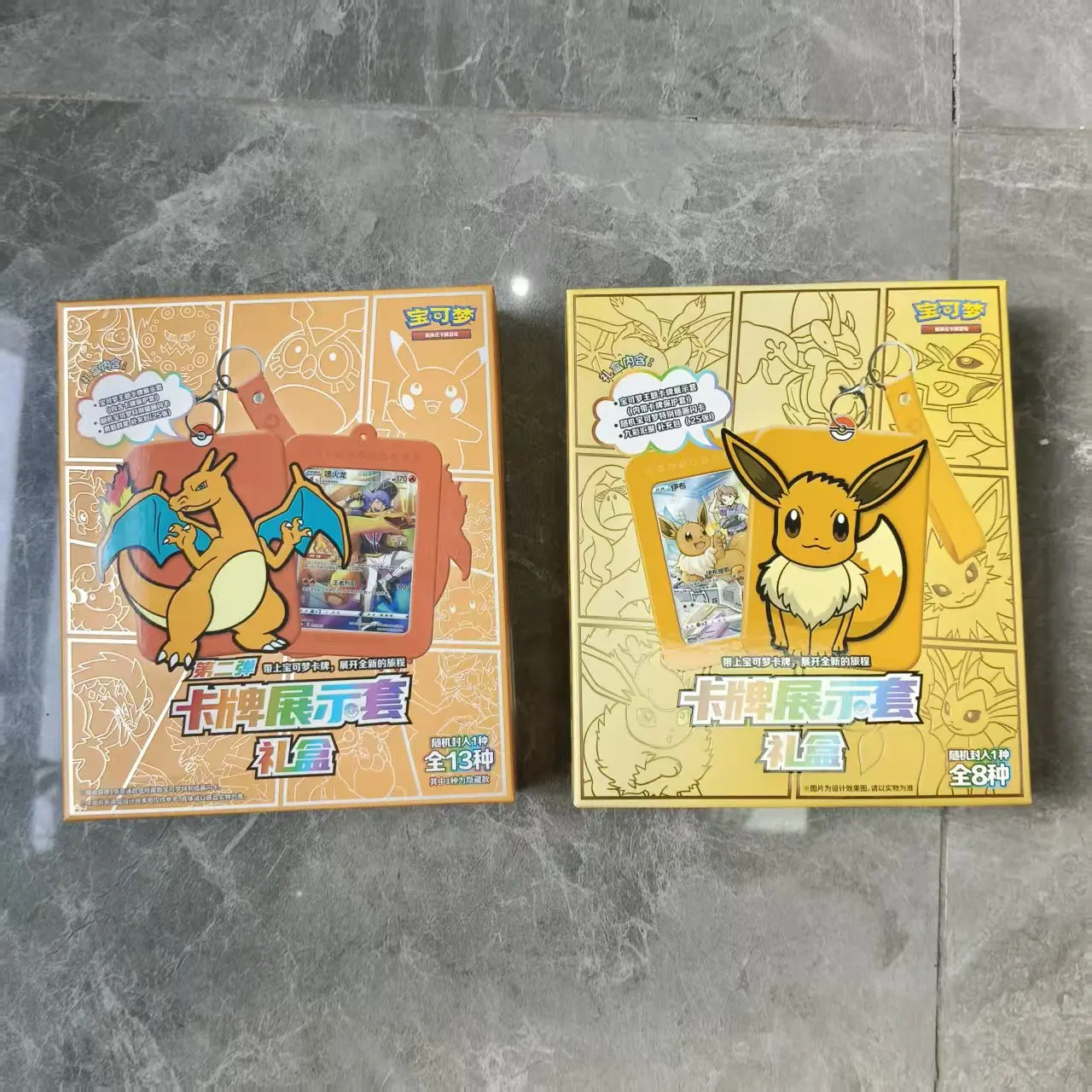 رائجة البيع الأصلي البوكيمون التجارة Ptcg بطاقة البوكيمون TCG عرض علبة هدية صندوق 2nd الطبعة البوكيمون TCG عرض مجموعة هدية صندوق