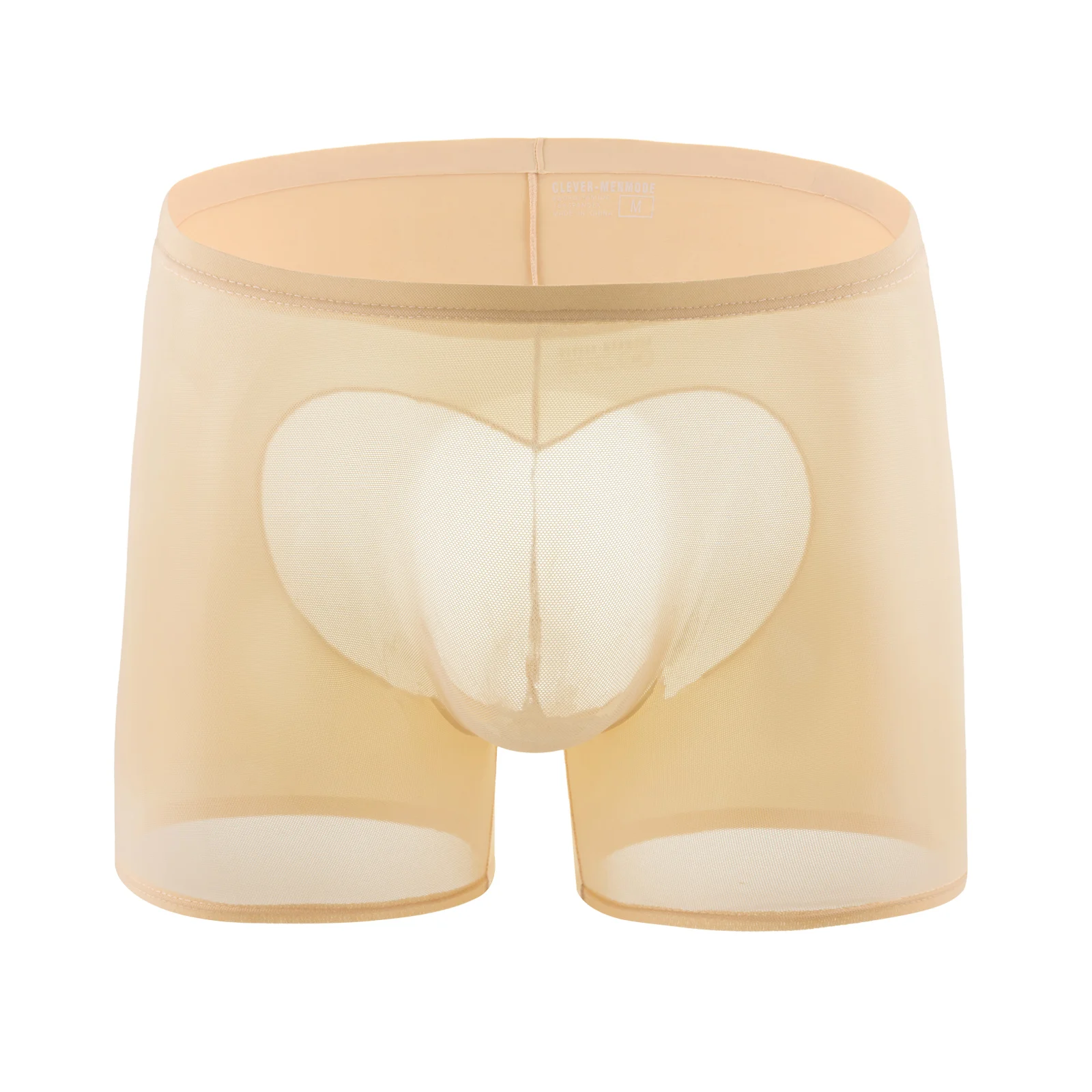 

CLEVER-MENMODE Мужчины Ледяной Шелк Ультра Тонкий Спереди Пустой Сетчатый Боксер Трусы Мужское Сексуальное Порно Низкая Посадка Бесшовное Нижнее Белье Невидимый