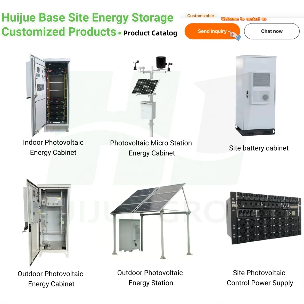 HJ 4G Base Station with High-Temperature ESS Solutions Telecom Energy Storage Featuring 'MPPT Controller and Lithium Ion Battery
