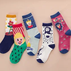 European and American fashion cartoon women socks funny Cartoon pop candy cute socks cotton for ladies 419