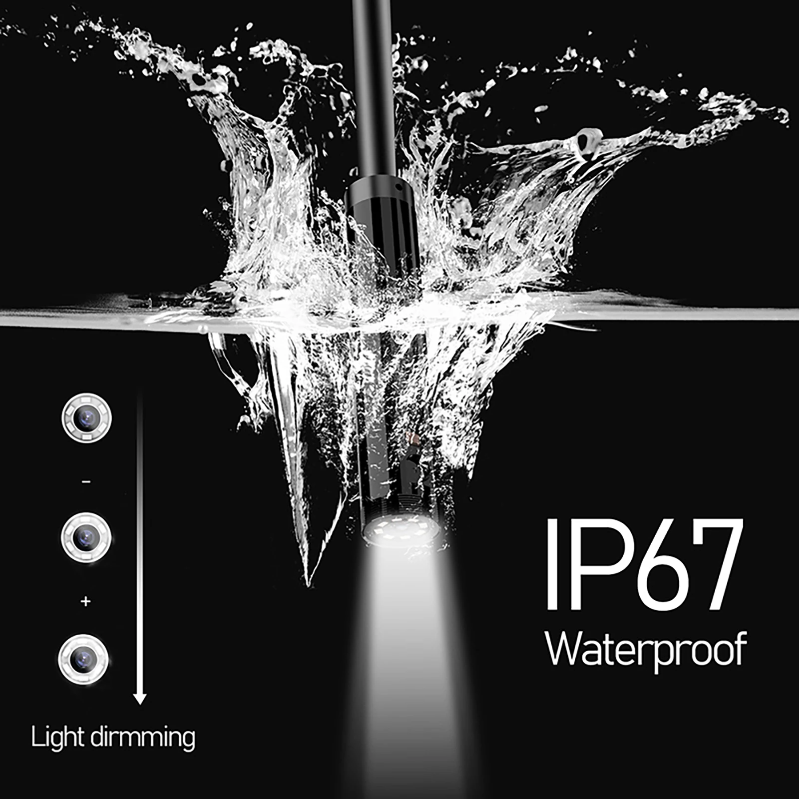 Industrial Endoscope Camera 4.3 Inch IPS Screen HD 1080P Pipe Sewer Inspection Borescope IP67 Waterproof LED 2000mAh For Car