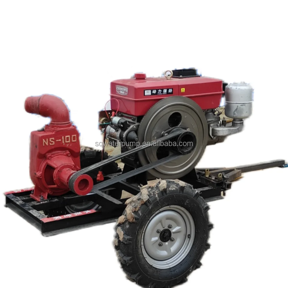 NS80 NS100 Self-priming Water Pump 15HP 18HP Diesel Irrigation Centrifugal Pump