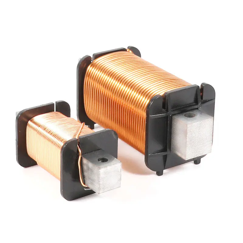 

Iron core inductor square skeleton silicon steel sheet oxygen free copper coil speaker, frequency divider speaker accessories