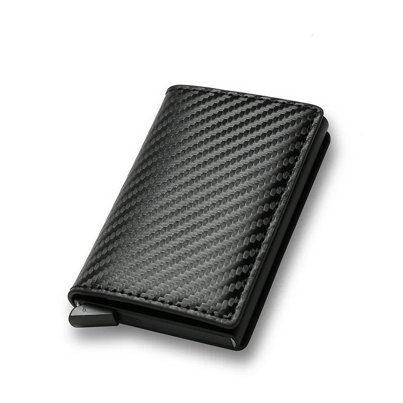 Rfid Titular do cartão de crédito para homens e mulheres, Smart Minimalista Wallet, Slim Bank Card Holder, Case Bag, Cash Creditcard Purse, Anti Thief