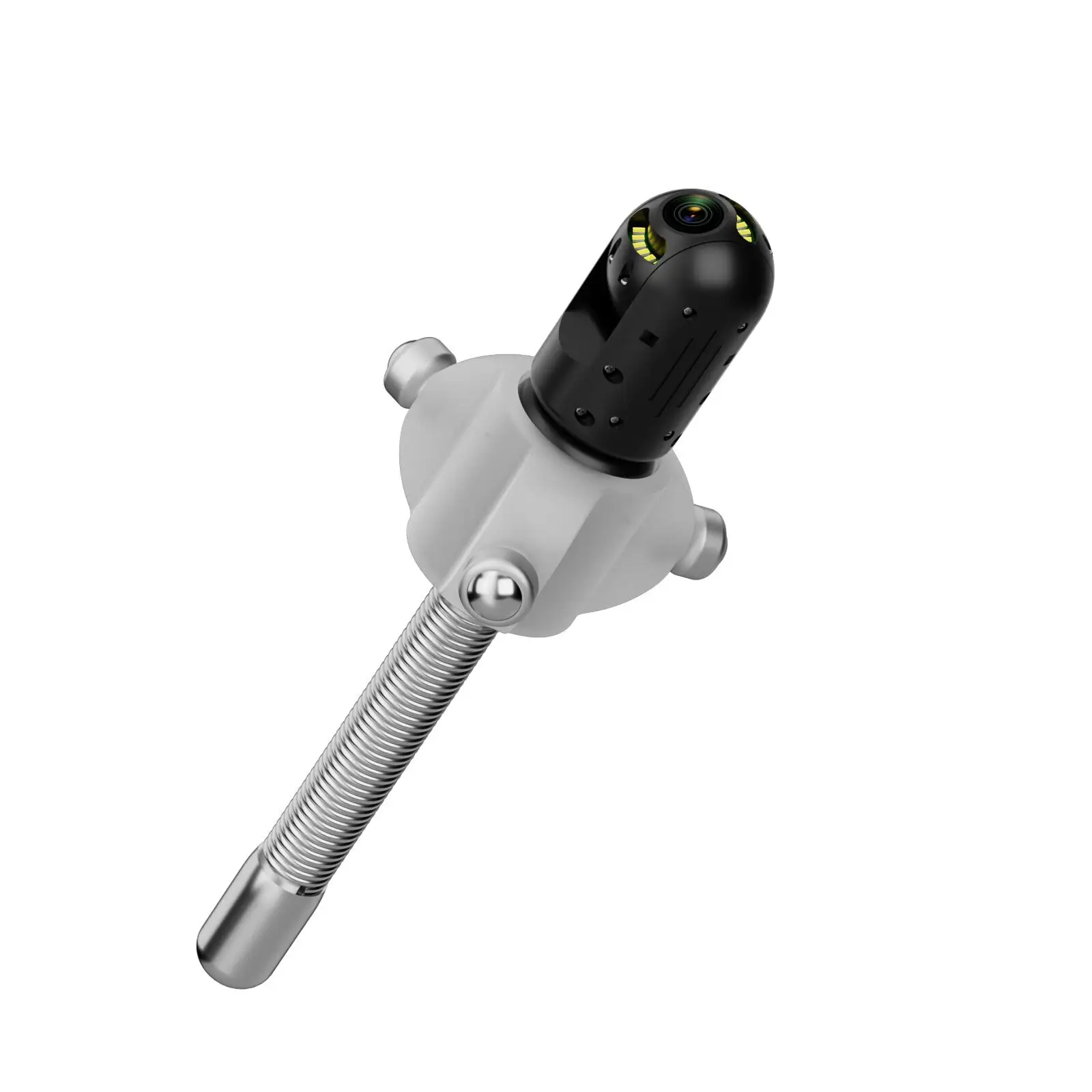 360° Rotating Sewer Pipeline Camera Head, 1080P AHD 512Hz Locator IP68 Waterproof Sapphire Lens Replacement Camera
