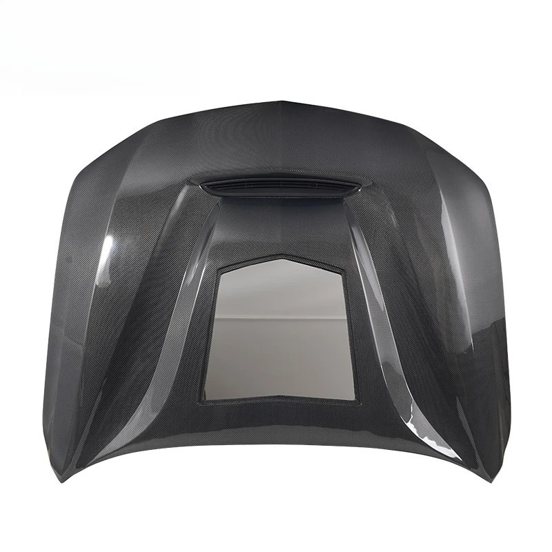 

Suitable for Cadillac CT4 modified Langyu GTS transparent carbon fiber cover, hood, head cover