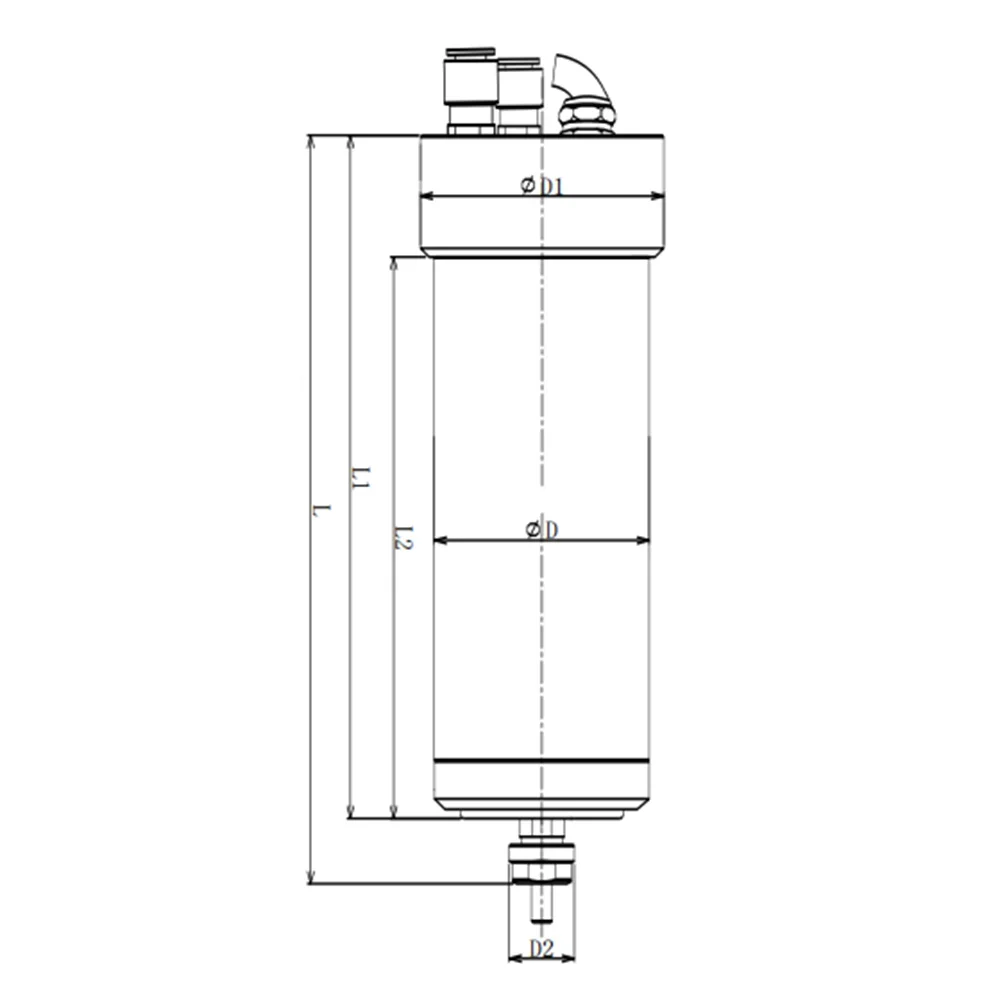 1000Hz 60000RPM Manual Tool Change Spindle for Printed Circuit Board Routing CNC Machine Tool